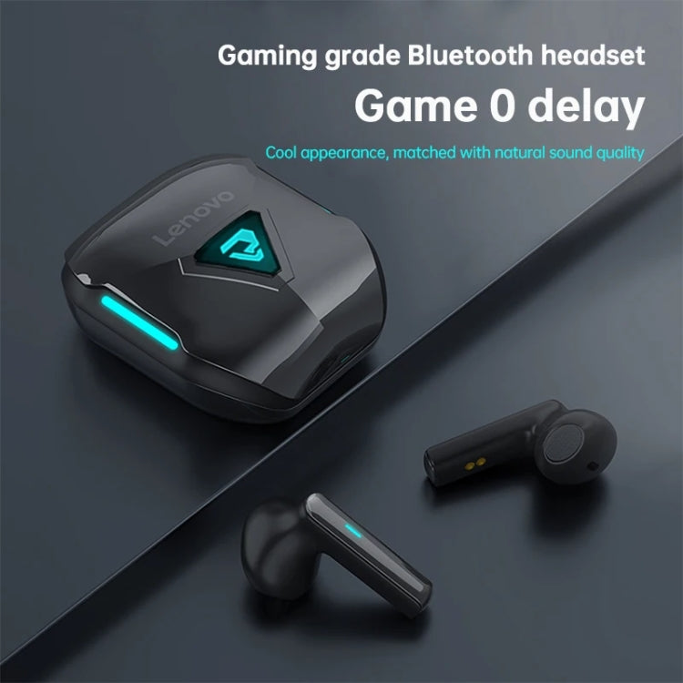 Lenovo TG132 Wireless Bluetooth 5.3 Earphones Sensorless Delay Ultra Long Life Sports Music Game Gaming Use