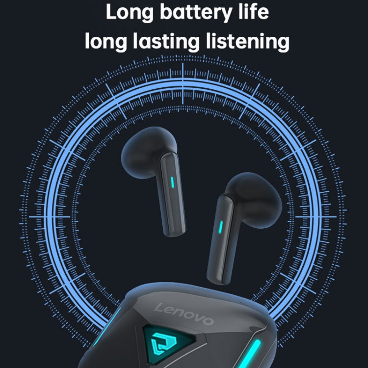 Lenovo TG132 Wireless Bluetooth 5.3 Earphones Sensorless Delay Ultra Long Life Sports Music Game Gaming Use