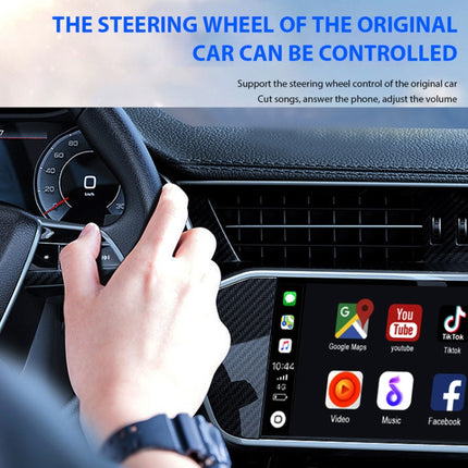 Car Carplay Box Wired to Wireless Bluetooth Adapter, For Android, For IOS, 2 in 1