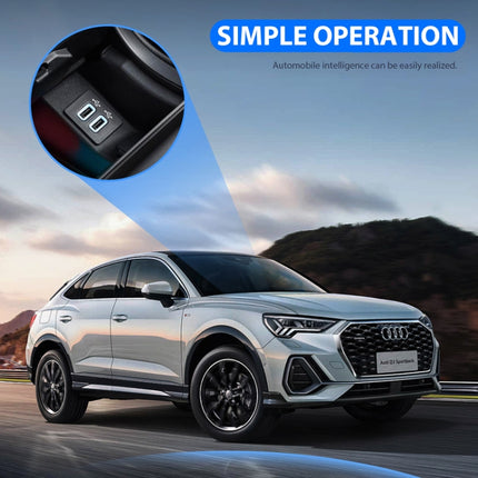 Car Carplay Box Wired to Wireless Bluetooth Adapter, For Android, For IOS, 2 in 1