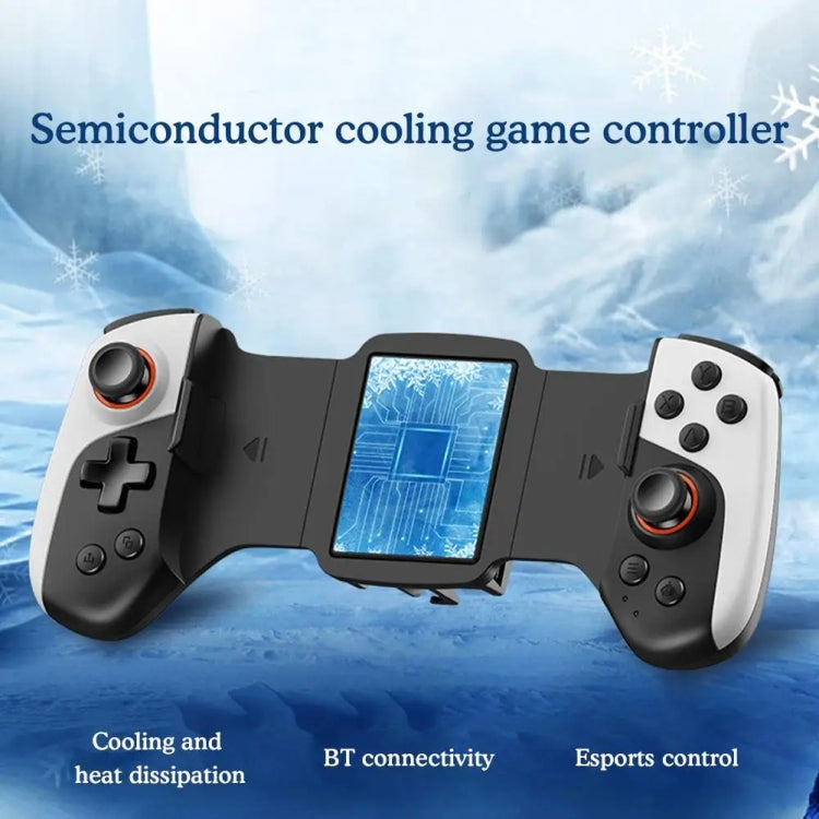 Mobile Phone Gaming Controller with Cooler & 2 Back Button Macro Programmable, JK02 Black