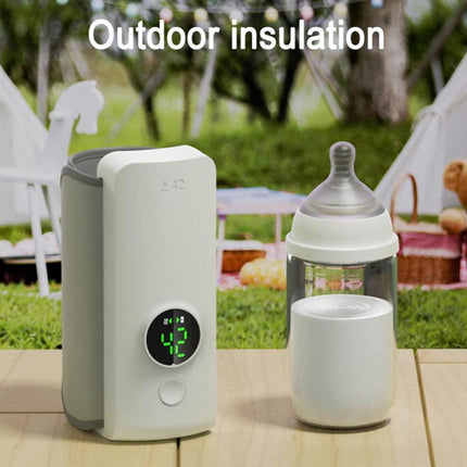 18W 6000mAh Baby Bottle Warmer With Digital Display 6 Levels Temperature Adjustment, NNQ-2