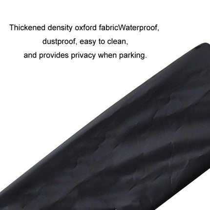 1pair Dustproof Waterproof Thickened Oxford Cloth License Plate Cover, 45x15cm