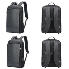 Bopai First-Layer Cowhide Business Commuter Waterproof And Lightweight Laptop Backpack