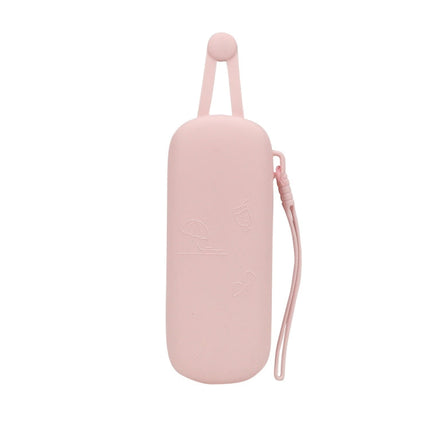 Magnetic Portable With Lanyard Sunglasses Protective Case Silicone Eyeglasses Storage Bag