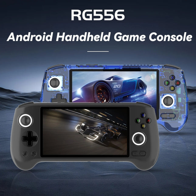 ANBERNIC RG556 Handheld Game Console Android 13 System 5.48-Inch AMOLED Screen WIFI Bluetooth Game Player, 128GB+128GB, 128GB+256GB