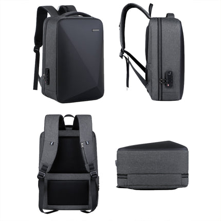 Large Capacity Password Lock Anti-Theft Laptop Backpack With USB Port, 16 inch