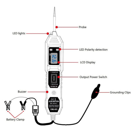 Vehicle Circuit Diode Tester Multifunctional Drive Detectors, MZ-823
