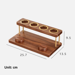 For Dyson Airwrap Walnut Storage Rack Countertop Bracket Organizer, Walnut