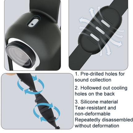 For Insta360 GO 3 / 3S Sunnylife IST-Q9335 Camera Silicone Case Wristband Bicycle Strap Expanding Accessories