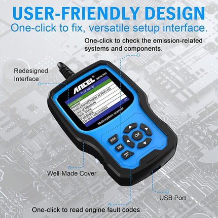ANCEL BM700 Upgraded Version For BMW Full System Diagnostic OBDII Tester Maintenance And Resetting Repair Tools, BM700 Upgraded Version