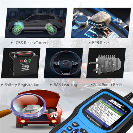 ANCEL BM700 Upgraded Version For BMW Full System Diagnostic OBDII Tester Maintenance And Resetting Repair Tools, BM700 Upgraded Version