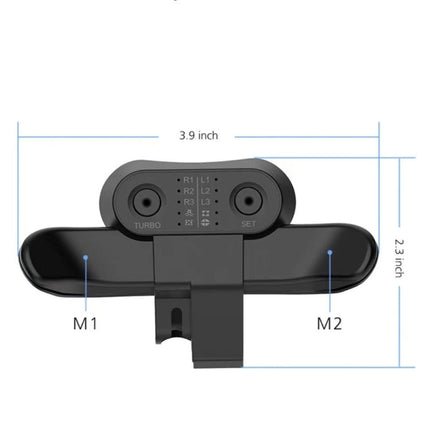 For PS4 Controller Back Button Attachment Programmable & TURBO Function