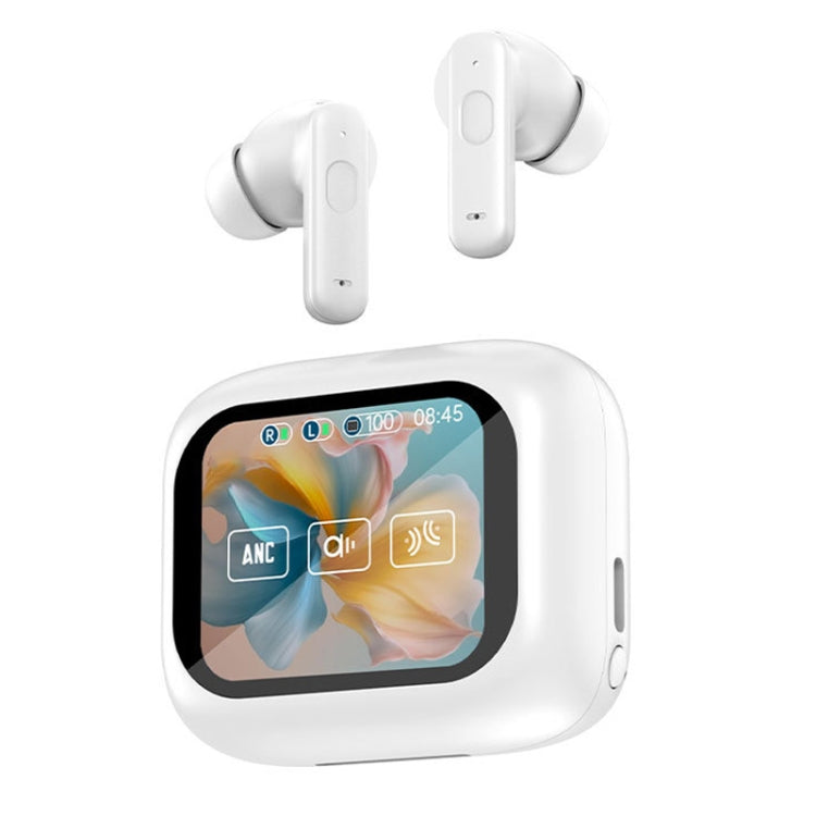 LY30 Full-color Touch Screen ANC+ENC Noise Reduction Wireless Bluetooth Earphones