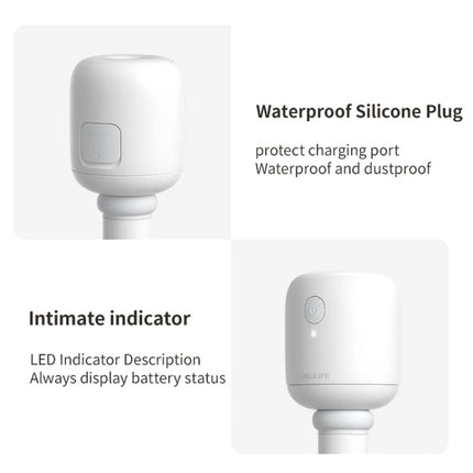 JisuLife JB07 Wireless High Mist Portable Humidifier, No Water Tank, White 1100mAh, White 2200mAh