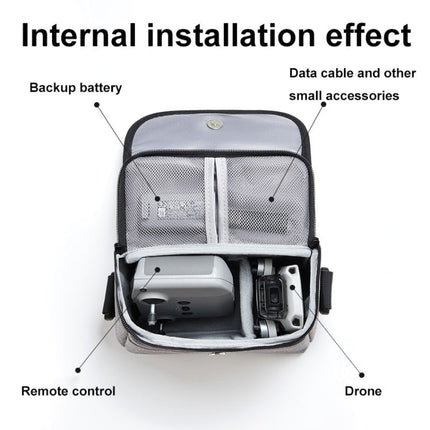 For DJI Mini 4 Pro Baona BN-H016 Portable Waterproof Crossbody Drones Storage Bag
