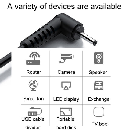 JINGHUA U550C USB To DC Charging Cable Small Appliance Power Cord, 3.5mm, 5.5mm