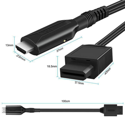 For Nintendo Wii To HDMI Converter  Adapter Cable 1m 1080P For Full HD Device, Wii To HDMI