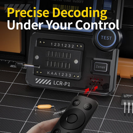FNIRSI LCR-P1 Transistor Tester Multifunctional Electronic Component Inspection Tool, LCR-P1