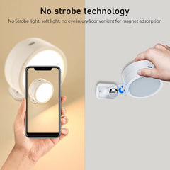 LED 360 Degree Rotating Lamp Magnetic Cabinet Spotlight Atmosphere Night Light