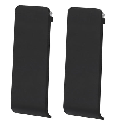 For Nintendo Switch Console 2pcs Replacement Kickstand Back Shell Holder, Transparent White, Black, White, Red, Blue