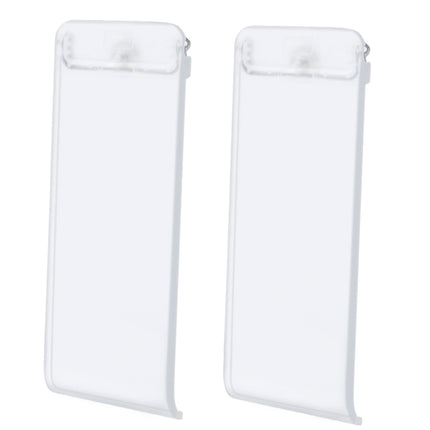 For Nintendo Switch Console 2pcs Replacement Kickstand Back Shell Holder, Transparent White, Black, White, Red, Blue