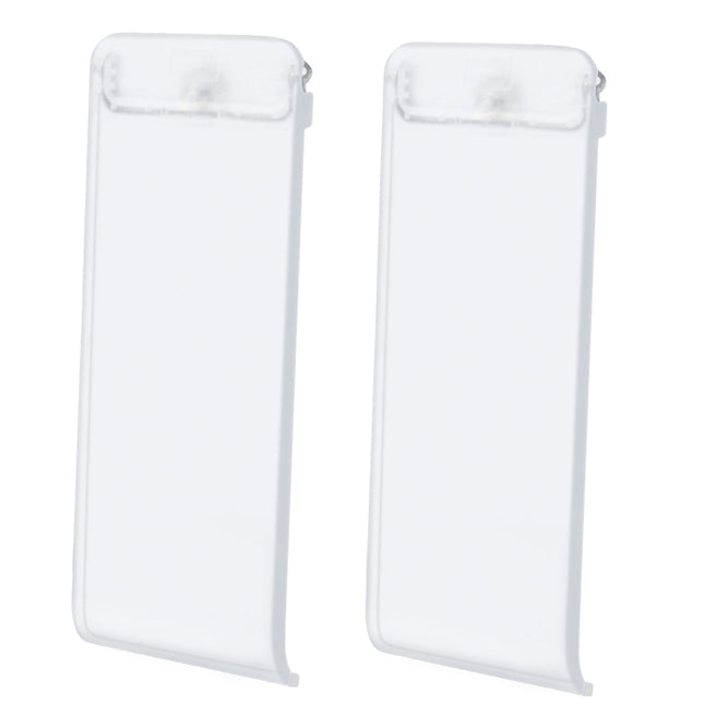For Nintendo Switch Console 2pcs Replacement Kickstand Back Shell Holder, Transparent White, Black, White, Red, Blue