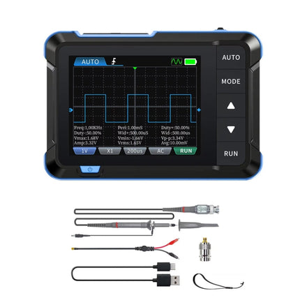 FNIRSI 2 In 1 Mini Portable Digital Oscilloscope Signal Generator, Standard, Upgrade