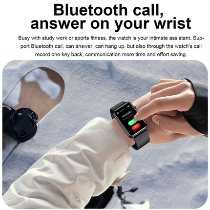 Smart Watch Ring ECG Temperature Heart Rate Blood Pressure Health Bluetooth Talking Watch, Black Silicone, Red Silicone, Blue Silicone, Black Leather, Brown Leather