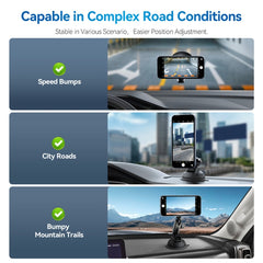 TELESIN Magnetic Suction Car Phone Mount 360 Degree Rotation Phone Holder, TELESIN Magnetic Holder