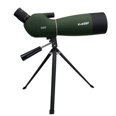 SVBONY SV28 25-75x70 HD Birding Scope With Tripod, 15mm Eyepiece, 19mm Eyepiece Red Film
