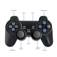 W8PRO 64G Dual System HD Wireless Joystick Retro Gaming Console With 36000+ Games, EU Plug, US Plug, UK Plug, AU Plug