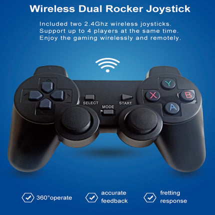 W8PRO 64G Dual System HD Wireless Joystick Retro Gaming Console With 36000+ Games, EU Plug, US Plug, UK Plug, AU Plug