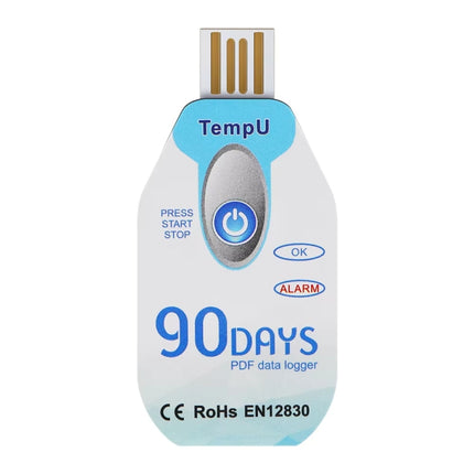 TempU Disposable Temperature Recorder For Cold Chain Transport Vehicles, 30 Days, 60 Days, 90 Days