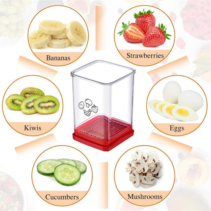 Multifunctional Household Kitchen Fruit And Vegetable Slicer With Push Plate