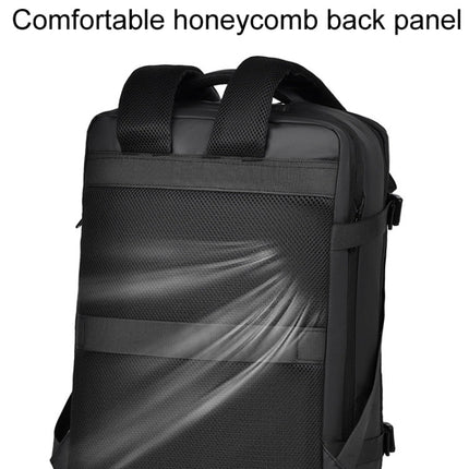 WEIXIER B726 Simple Expandable Double-Shoulder Backpack Large Capacity Business Casual Bag