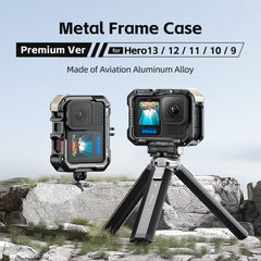 AMagisn Upgrade Ver Metal Rabbit Cage For GoPro HERO13 Black / HERO12 Black / HERO11 Black / HERO10 Black / HERO9 Black, AP10