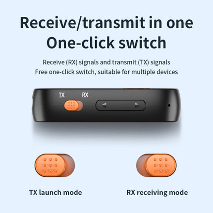 2-in-1 AUX Car Bluetooth Receiver Transmitter Hands-free Call Adapter Converter, 2-in-1