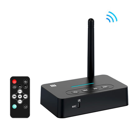 D9 2-in-1 Old-fashioned Audio Car Bluetooth Receiver Transmitter NFC Music Bluetooth Adapter, D9 2-in-1