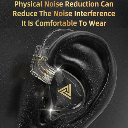 3.5mm Mobile Phone Earphones Sports In-Ear Pluggable Stage Earphone, QKZ HBB With Microphone, QKZ HBB Standard