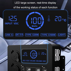 12V Car Mini Power Box Multi-Function USB Charger