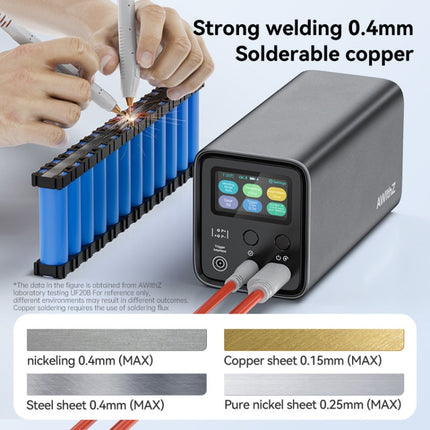 AWithZ Energy Storage Capacitor 18650 Lithium Battery DIY Nickel Sheet Spot Welder, EU Plug, US Plug, UK Plug