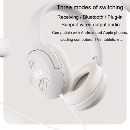 Inphic H1S Bluetooth Wireless Headphones Headset FM Listening Exam Hi-Res Audio Earphones