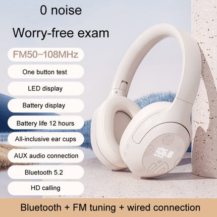 Inphic H1S Bluetooth Wireless Headphones Headset FM Listening Exam Hi-Res Audio Earphones