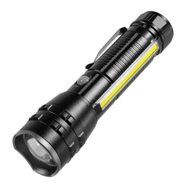 E-SMARTER P27 Pen Clip Strong Light Flashlight Laser Wick High Bright Side Light Outdoor Emergency Adventure Flashlight, P27