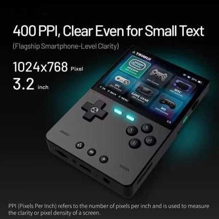TRIMUI BRICK Open Source Pocket Console Portable Wireless Bluetooth HD Retro Arcade, Standard No Card, 64G, 128G, 256G