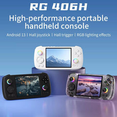 ANBERNIC RG406H Wireless HD Touch Screen Handheld Game Console, Standard No Card, Standard+128G, Standard+256G