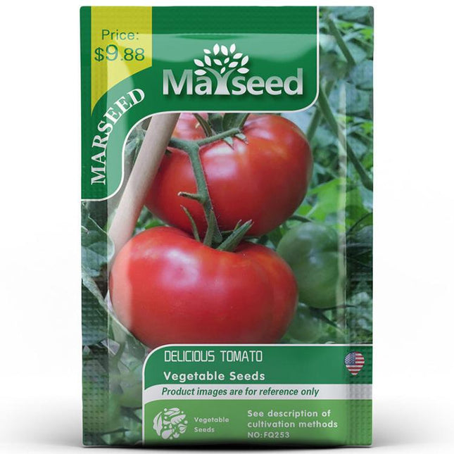 MARSEED Delicious Tomato Seeds, New / Old Packaging Ships Randomly