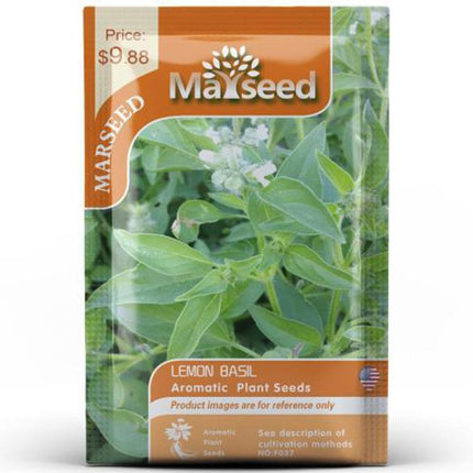 Herb Collection Spice Seeds, New / Old Packaging Ships Randomly, Cedarwood, Lemon Basil, Thyme