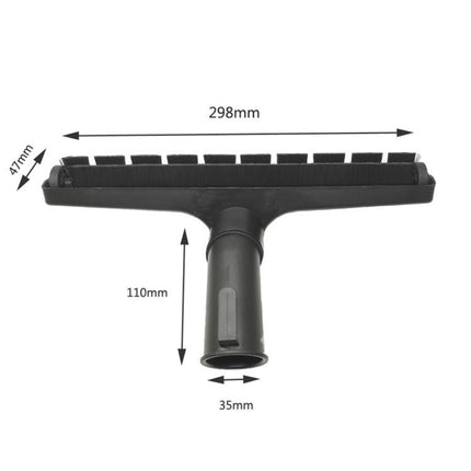 For Karcher NT18 / NT20 / NT30 Vacuum Cleaner Floor Cleaning Brush, Black Brush, Horse Hair Brush